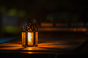 Lamp-Lit Lantern