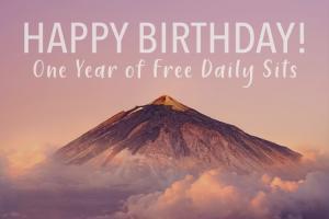 Happy birthday to the free daily sit