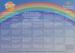 allowing in april inspirational calendar