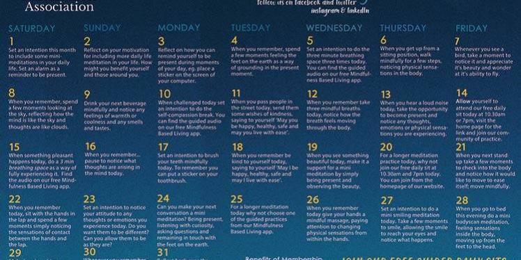 mini meditations in may