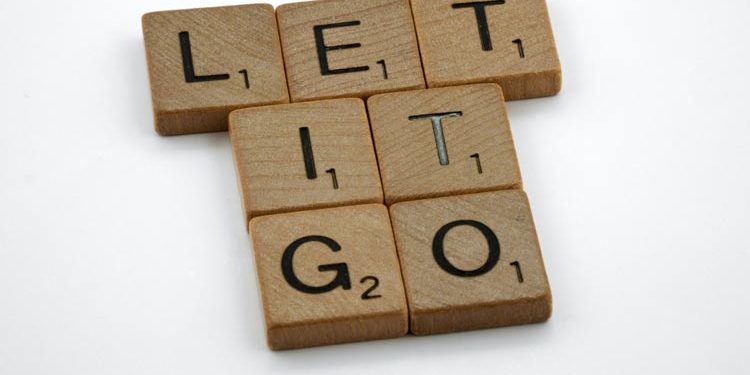 letting go being let down