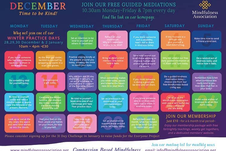 DECEMBER KINDNESS CALENDAR small copy