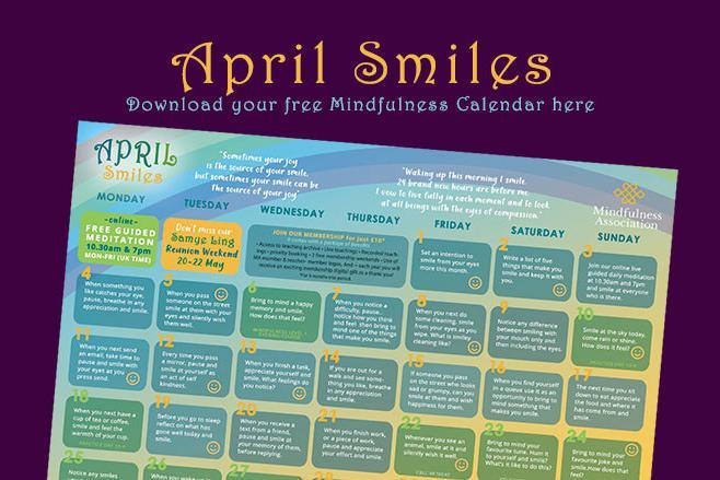 FREE APRIL MINDFULNESS CALENDAR