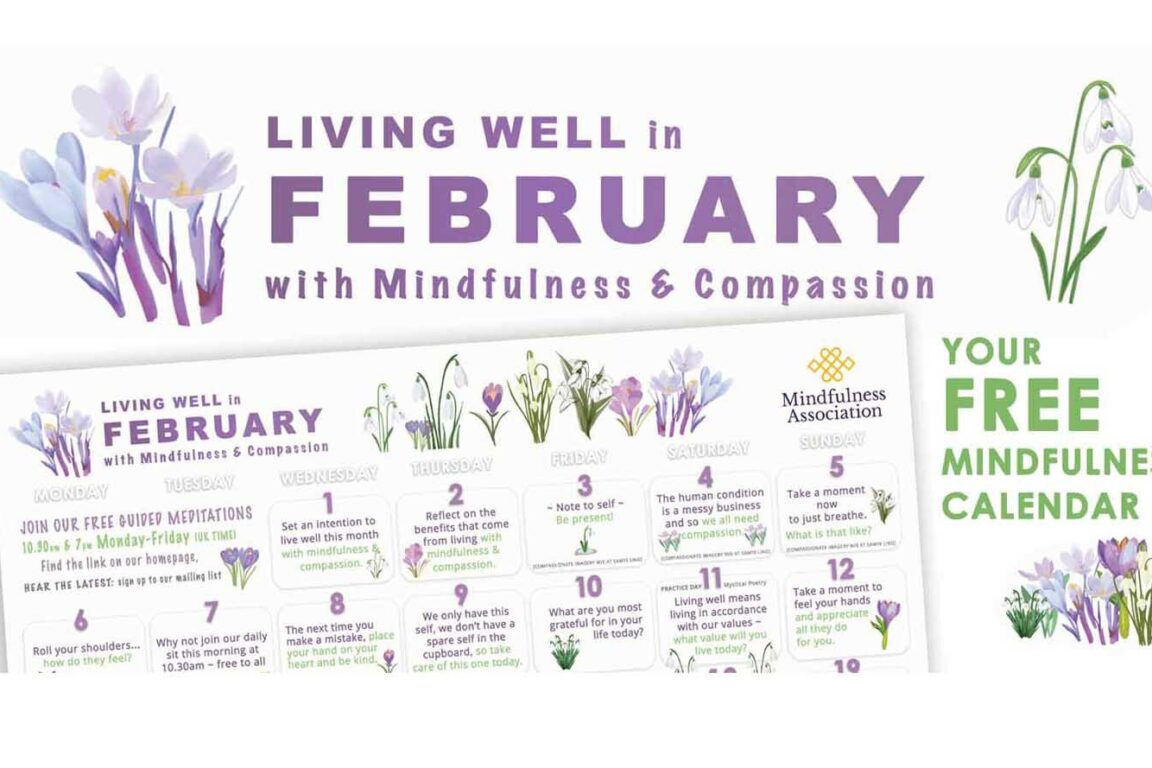 Mindfulness Calendars - Mindfulness Association