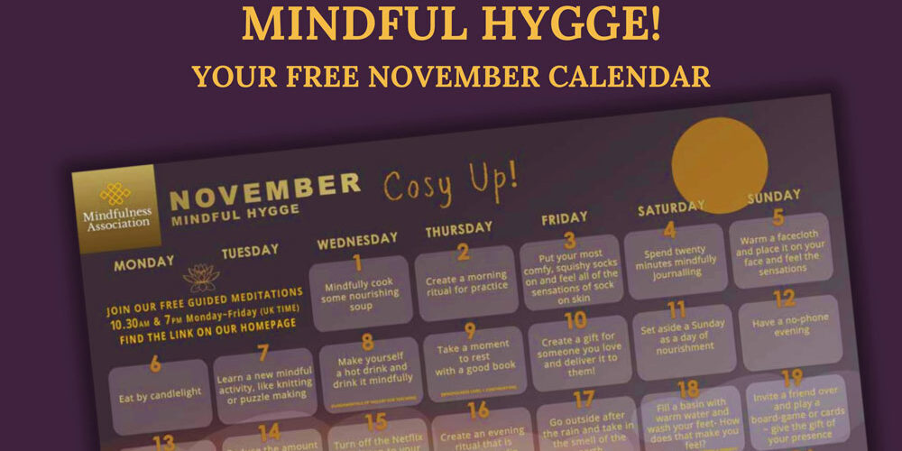 Mindful-Hygge November Calendar