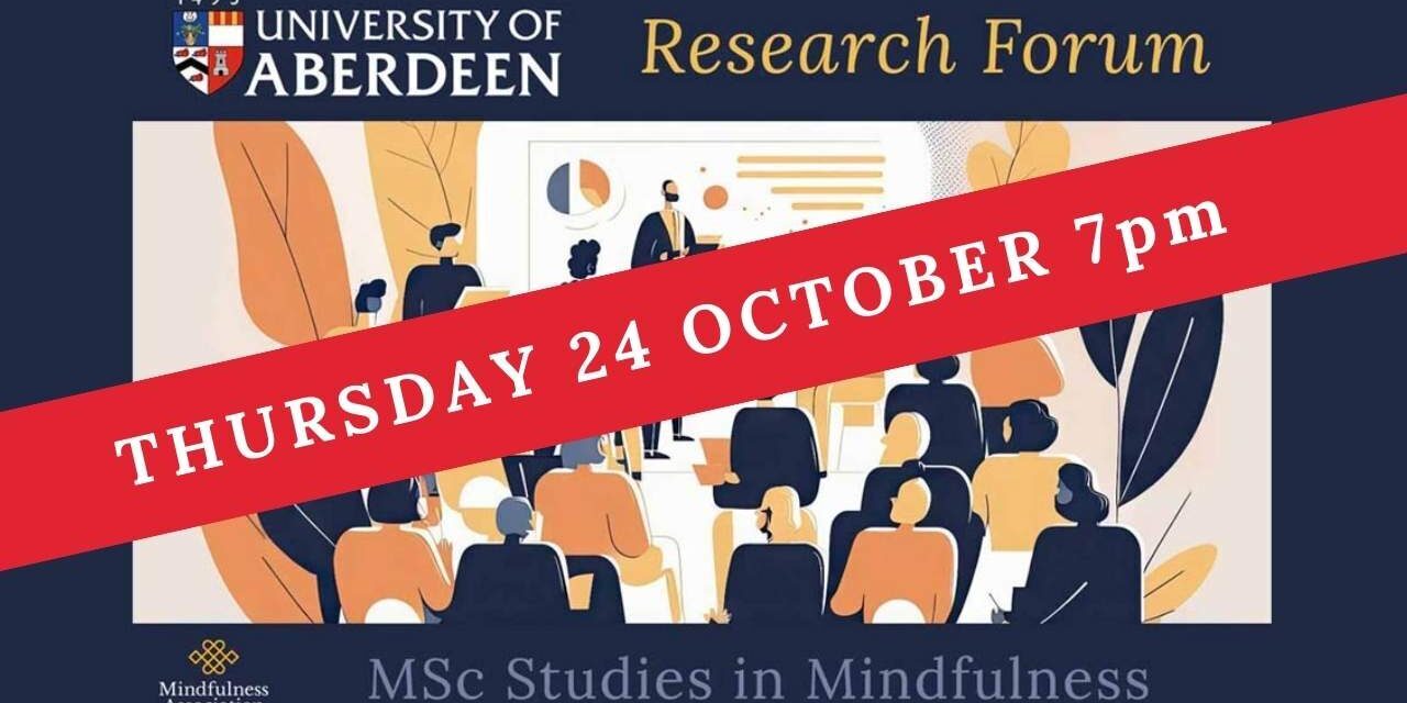 live research forum at 7pm