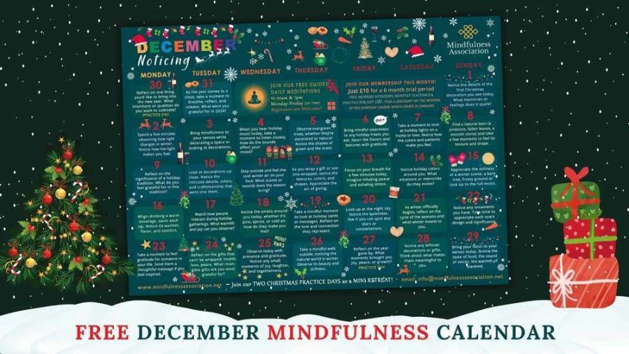 FREE-DECEMBER-MINDFULNESS-CALENDAR FREE-DECEMBER-MINDFULNESS-CALENDAR