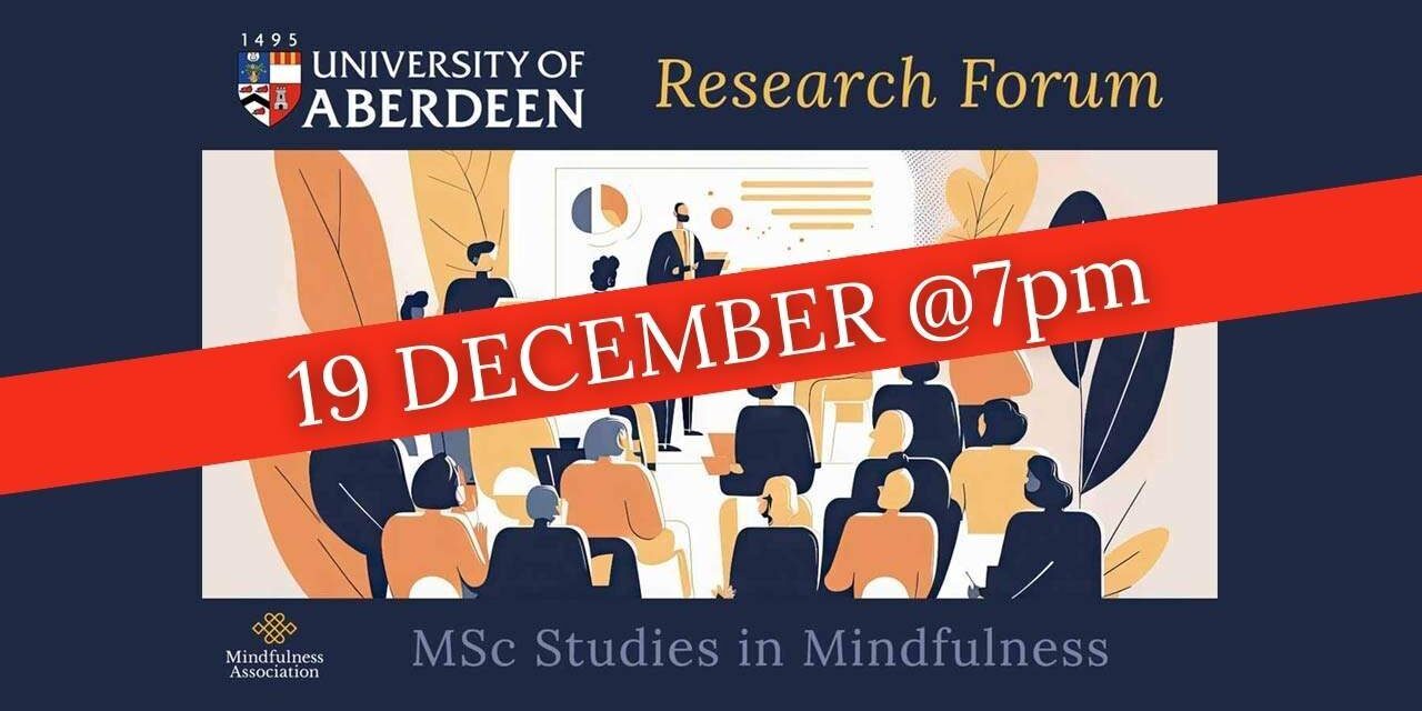 Research Forum 19 Dec Research Forum 19 Dec