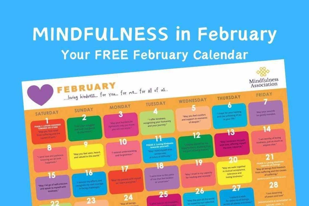 Mindfulness Calendars Mindfulness Association