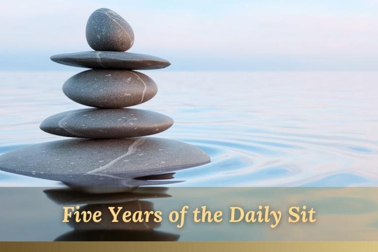 Five years of daily sit blog