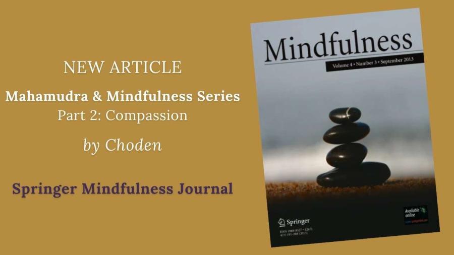 Mahamudra and Mindfulness 2 Mahamudra and Mindfulness 2