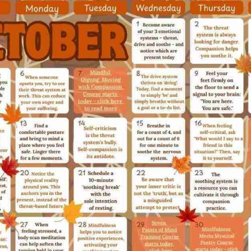 October 2025 Calendar